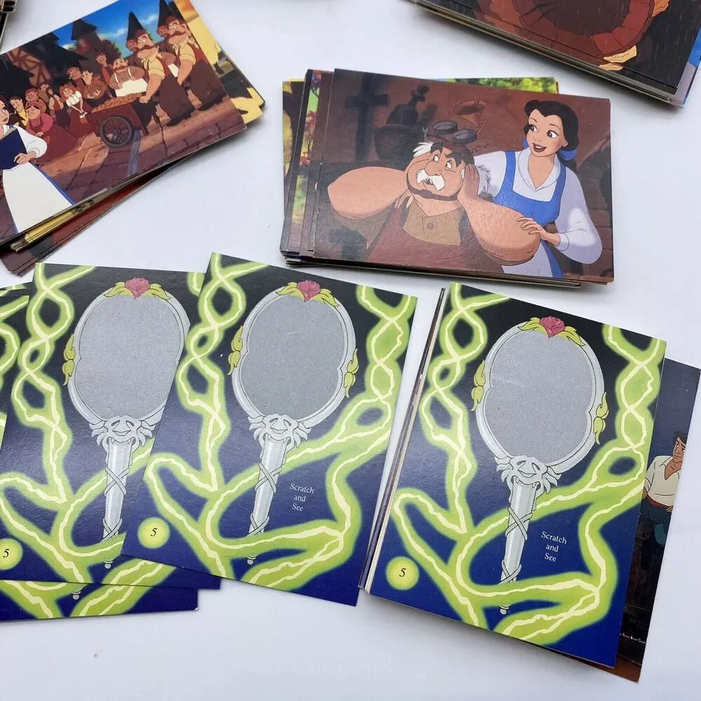 1992 Walt Disney Pro Set Beauty & The Beast Trading Cards Lot